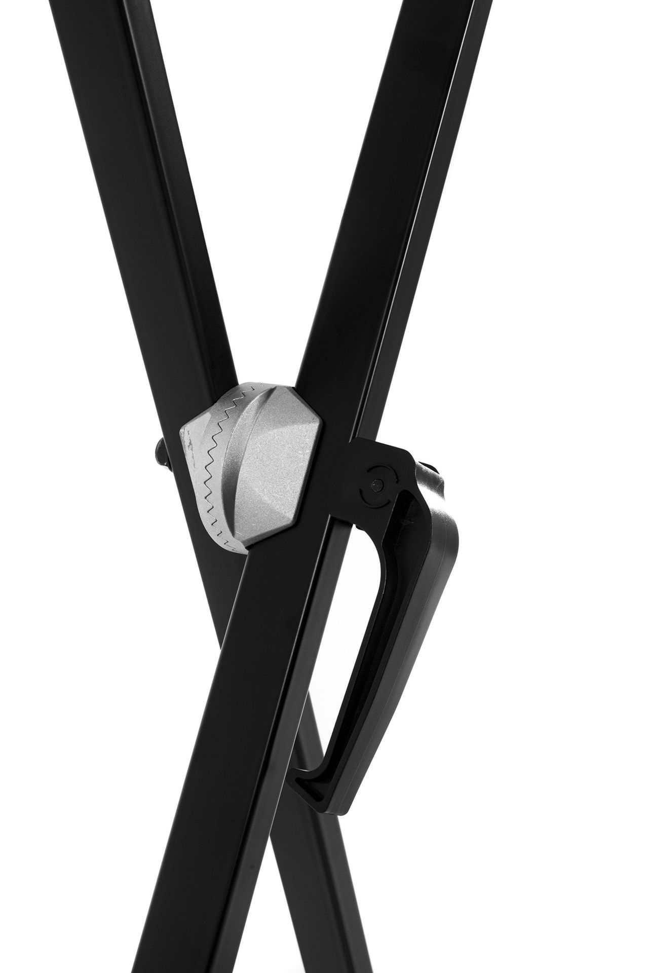 Markstein Keyboardständer schwarz,Gear System-Verstellmechanik, X-Stativ