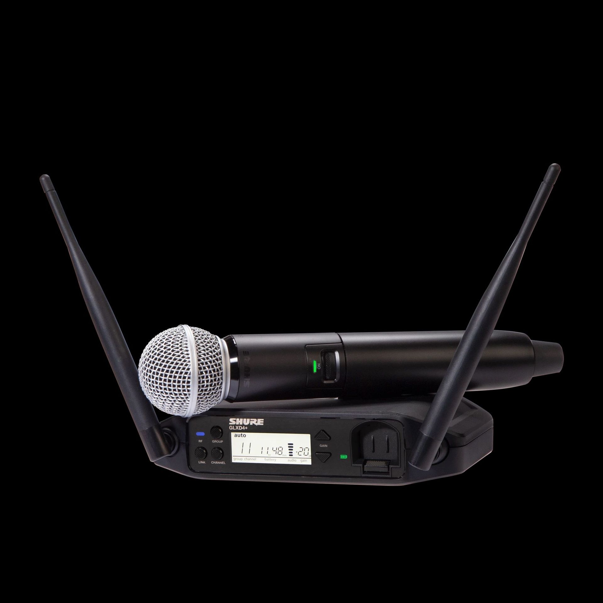 Shure GLXD24+/SM58  Funkmikrofon Vocal Wireless System 2,4 GHz + 5,8 GHz 