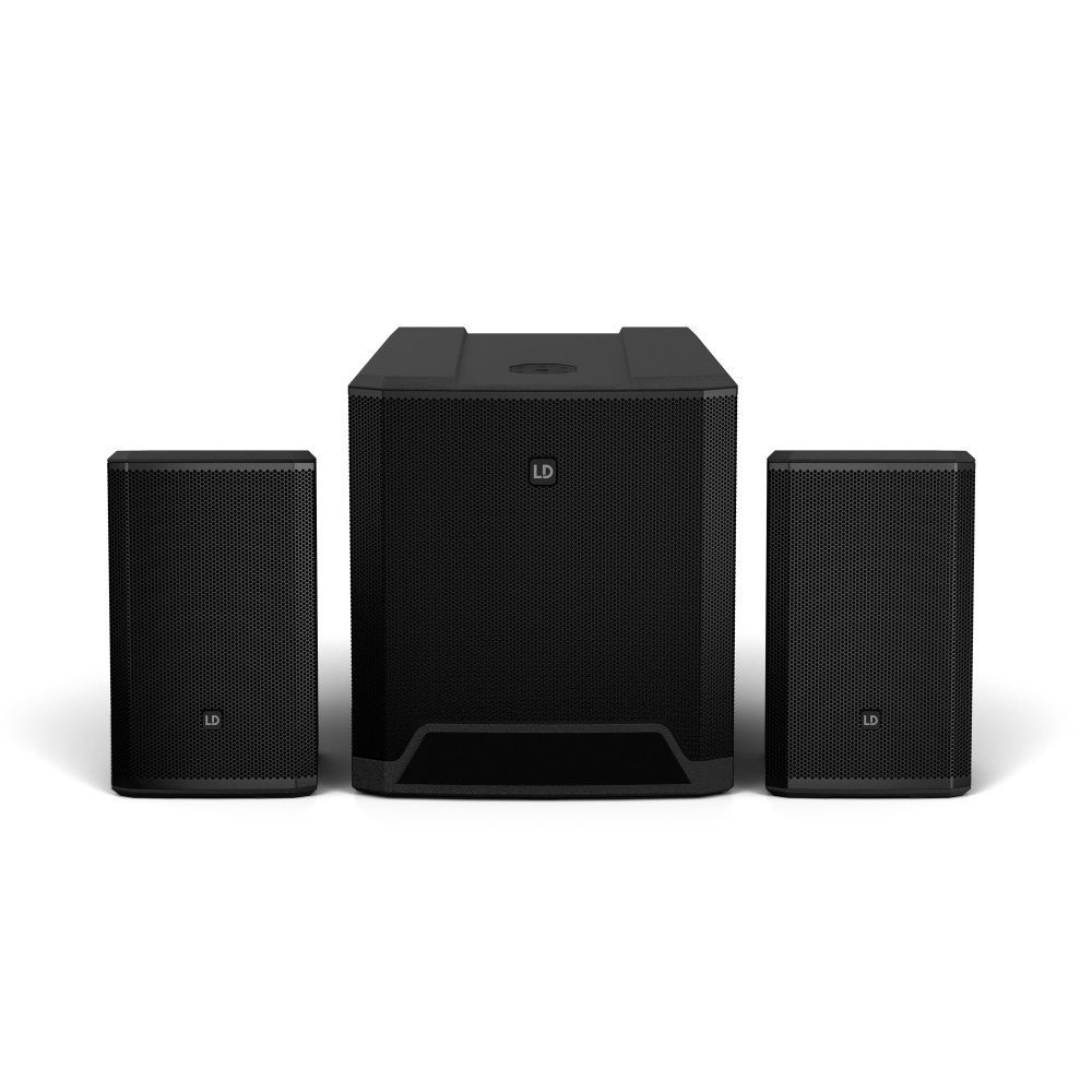 LD Systems DAVE 15 G4X Kompaktes 2.1 PA-System aktiv mit Bluetooth