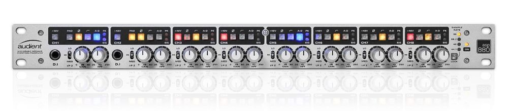 Audient ASP 880 8 Kanal Mikrofon Preamp und A/D Wandler