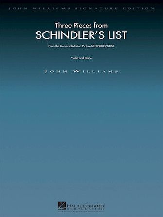 Noten SCHINDLER'S LIST - 3 PIECES FROM FOR ITZHAK PERLMAN HL 849954 Violine_00033809_