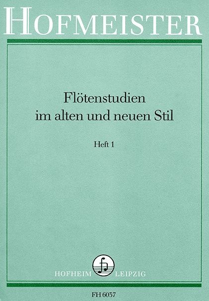 Noten Flötenstudien im alten & neuen Stil Erich List Hofheim Leipzig FH 6037 _00006297_