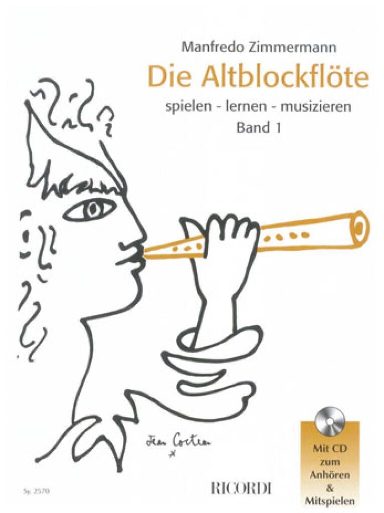 Noten Die Altblockflöte, Band 1 Manfredo Zimmermann SY 2570