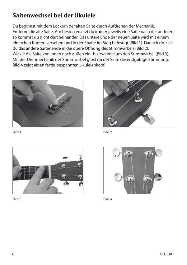 Noten Ukulele Schnell und einfach lernen HH 1301 mit QR-Code