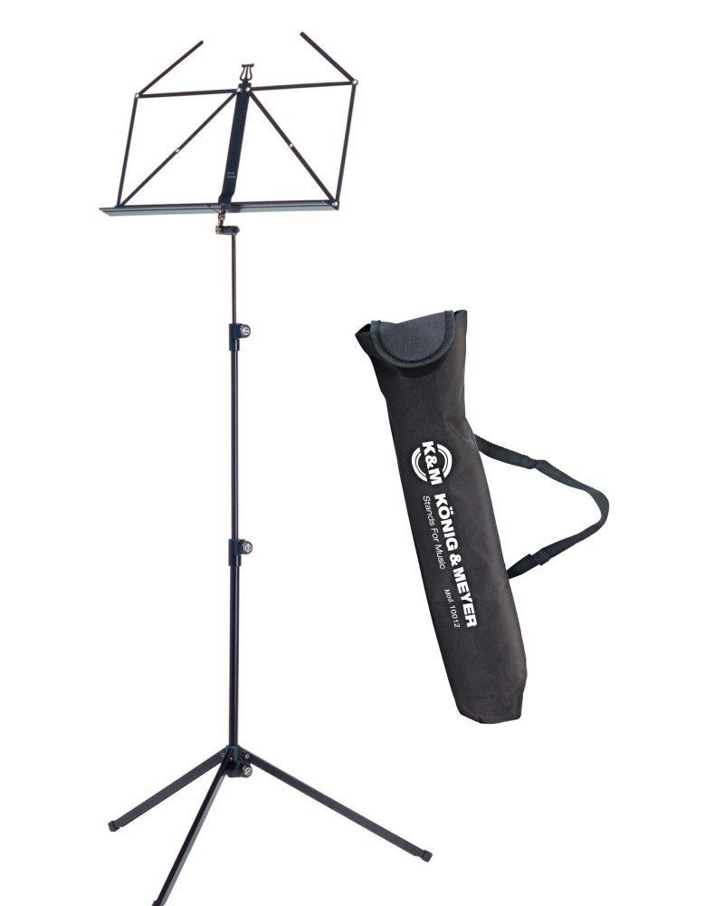 0700667392875 - K&M 10010 schwarz Notenpult SET mit passender Tragetasche 100 1