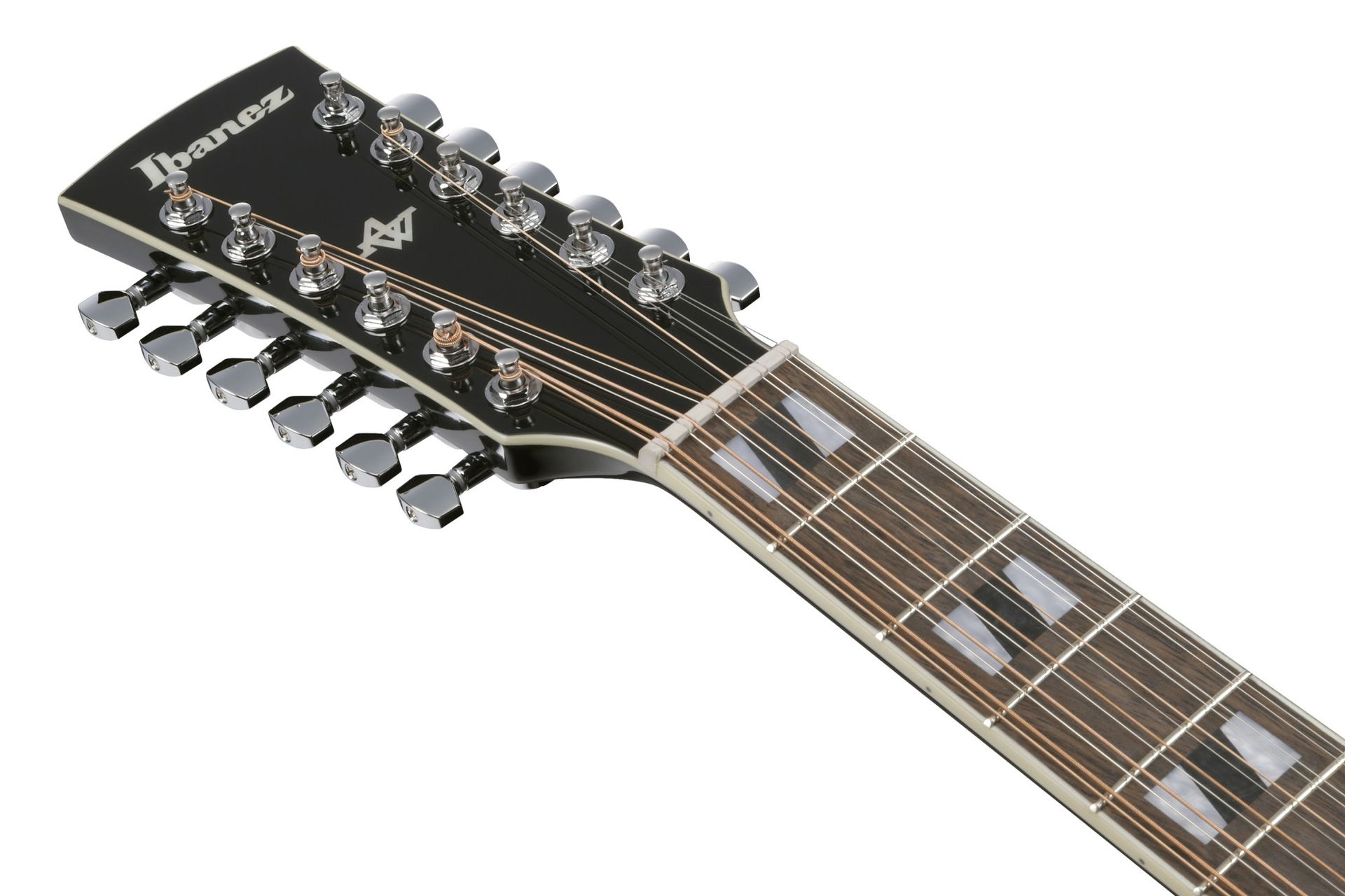 Ibanez AJ7012M1E-BK  12-Saiter Akustikgitarre mit Pickup