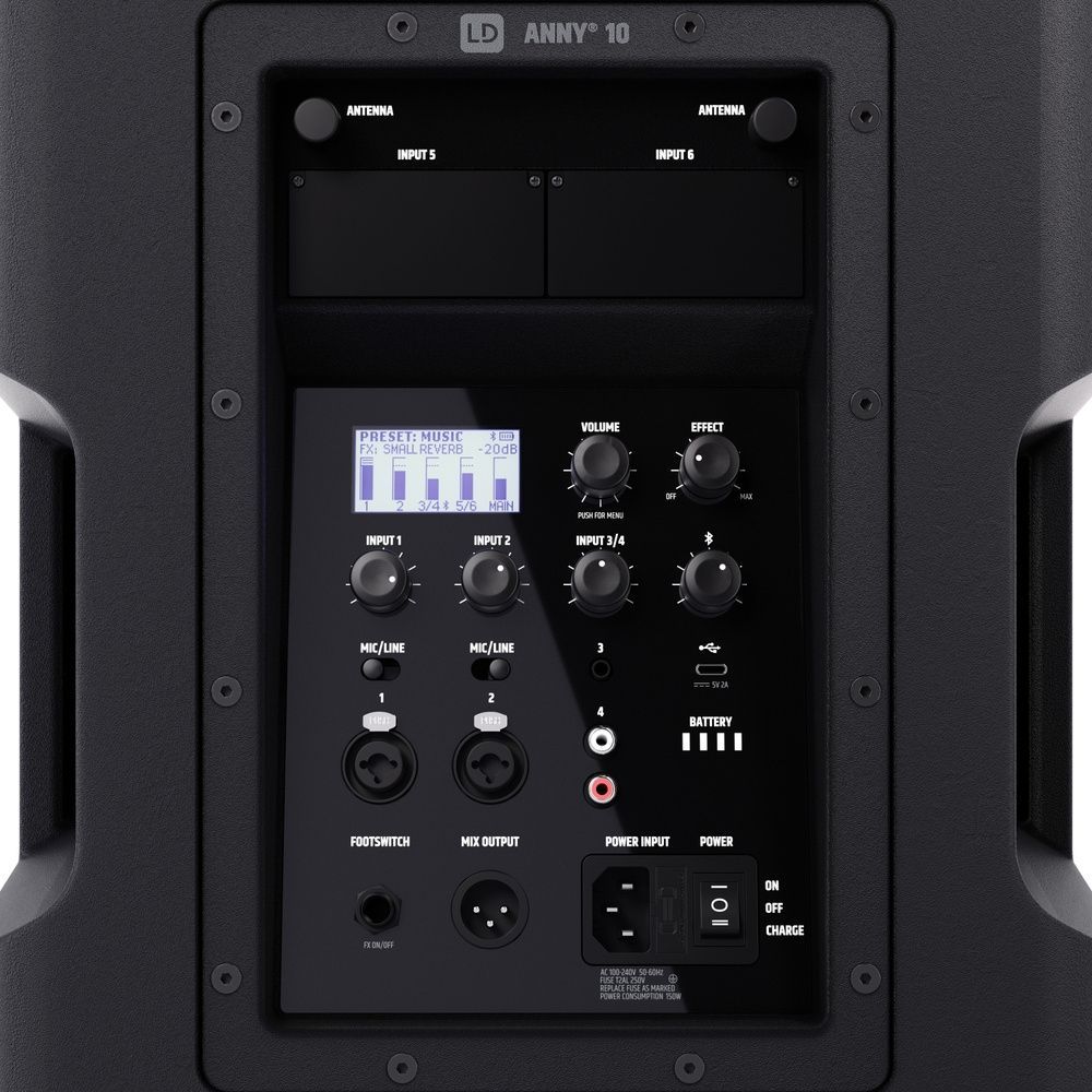 LD Systems ANNY 10 Akkubetriebene Bluetooth-Lautsprecherbox _00053416_