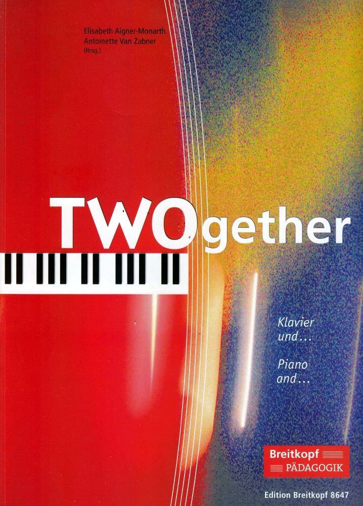 Noten TWOgether - Klavier & Cello, Violine, Blockflöte, Klarinette, Altsax, 