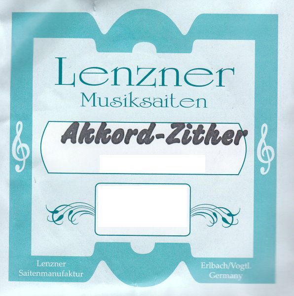 Lenzner Zither-Saiten Akkordzither, original Saiten für 331/100-3  49 Saiten