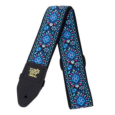 0749699140979 - EB4097 Gitarrengurt Jaquard Indigo Orchid