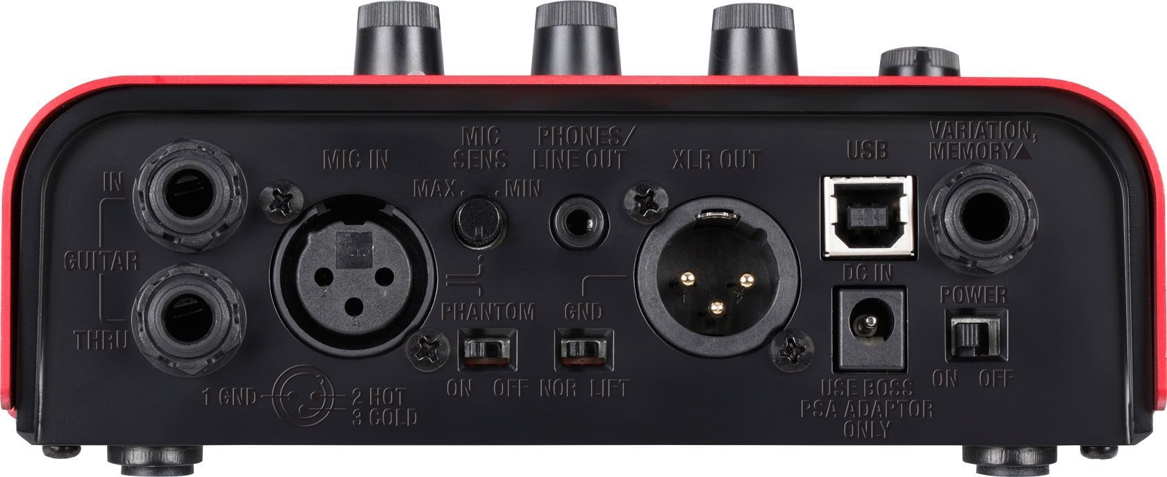 Boss VE-2 Vocal Harmonist Vocal Effektgerät mit USB Audiointerface