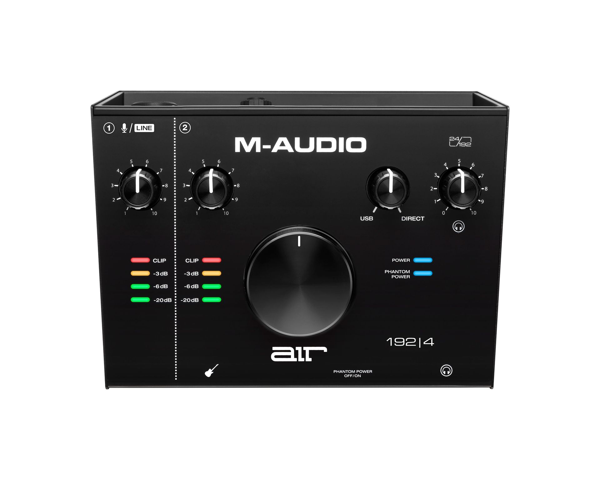 M-Audio AIR 192 | 4  2-IN/2-OUT 24 Bit / 192 kHz USB Audiointerface