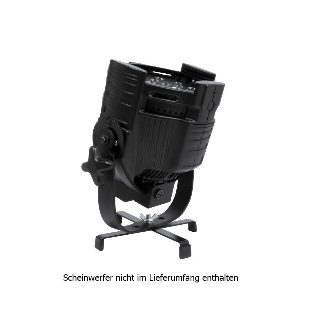 EUROLITE FS-1 Floorstand, Stahl, schwarz, Bodenständer für Scheinwerfer