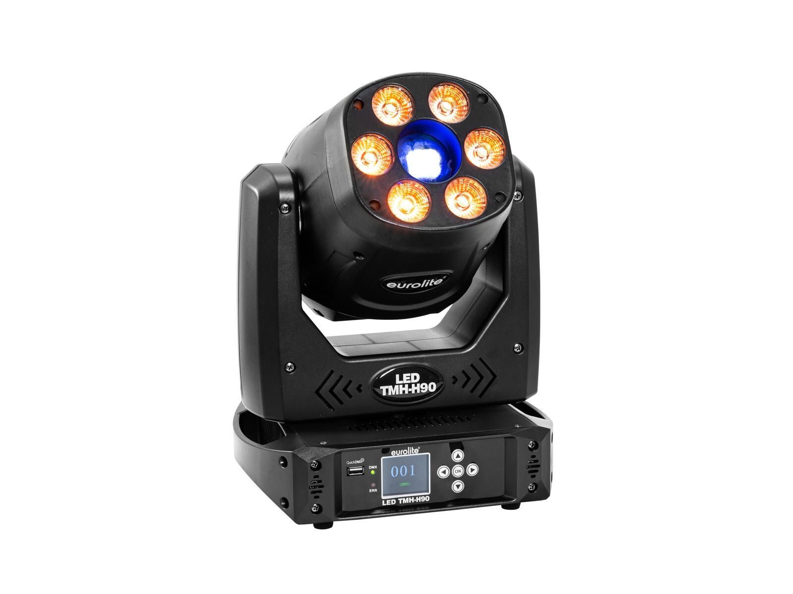 EUROLITE LED TMH-H90 Hybrid Moving-Head Spot/Wash COB_00054182_