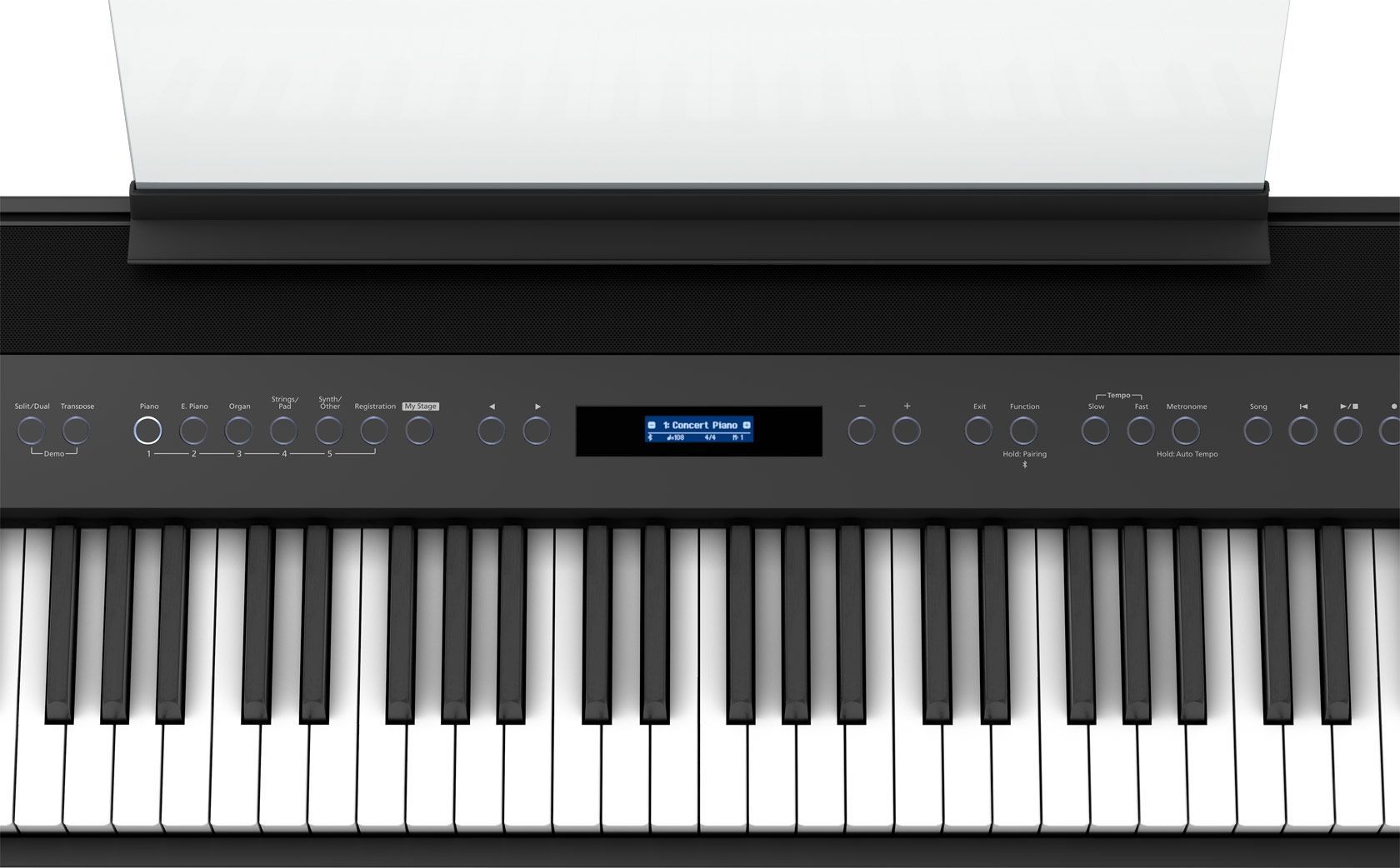 Roland FP-60X-BK Stagepiano schwarz Digitalpiano mit Lautsprechern FP60X BK Roland FP-60X-BK Stagepiano schwarz Digitalpiano mit Lautsprechern FP60X BK