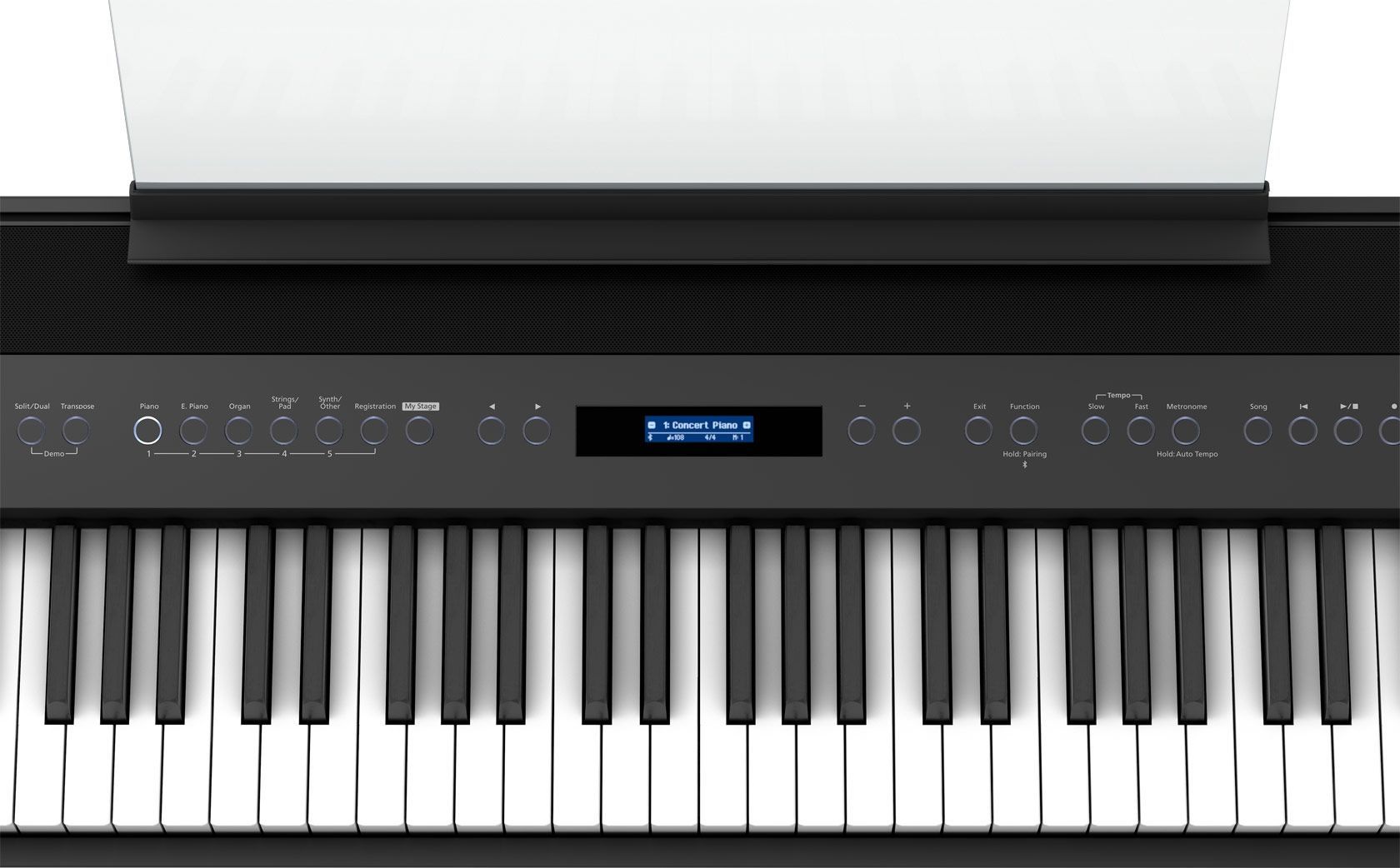 Roland FP-60X-BK Stagepiano schwarz Digitalpiano mit Lautsprechern FP60X BK