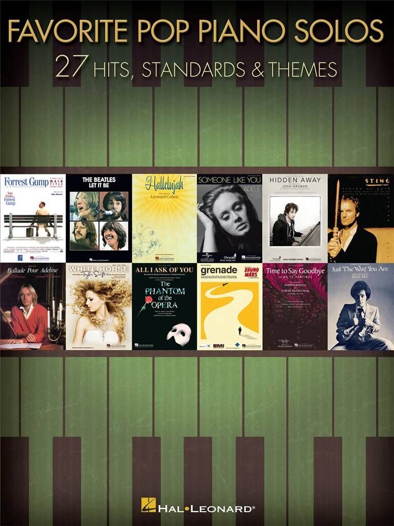 Noten Favorite Pop Piano Solos Klavier Für alle Gelgenheiten HL312523_00054496_