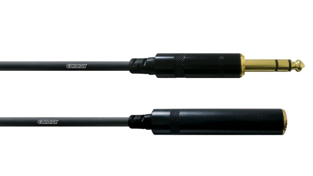 Cordial CFM 3 VK Kopfhörerverlängerungskabel 3,0m,  6,3mm Klinke/Klinkenbuchse _00052348_