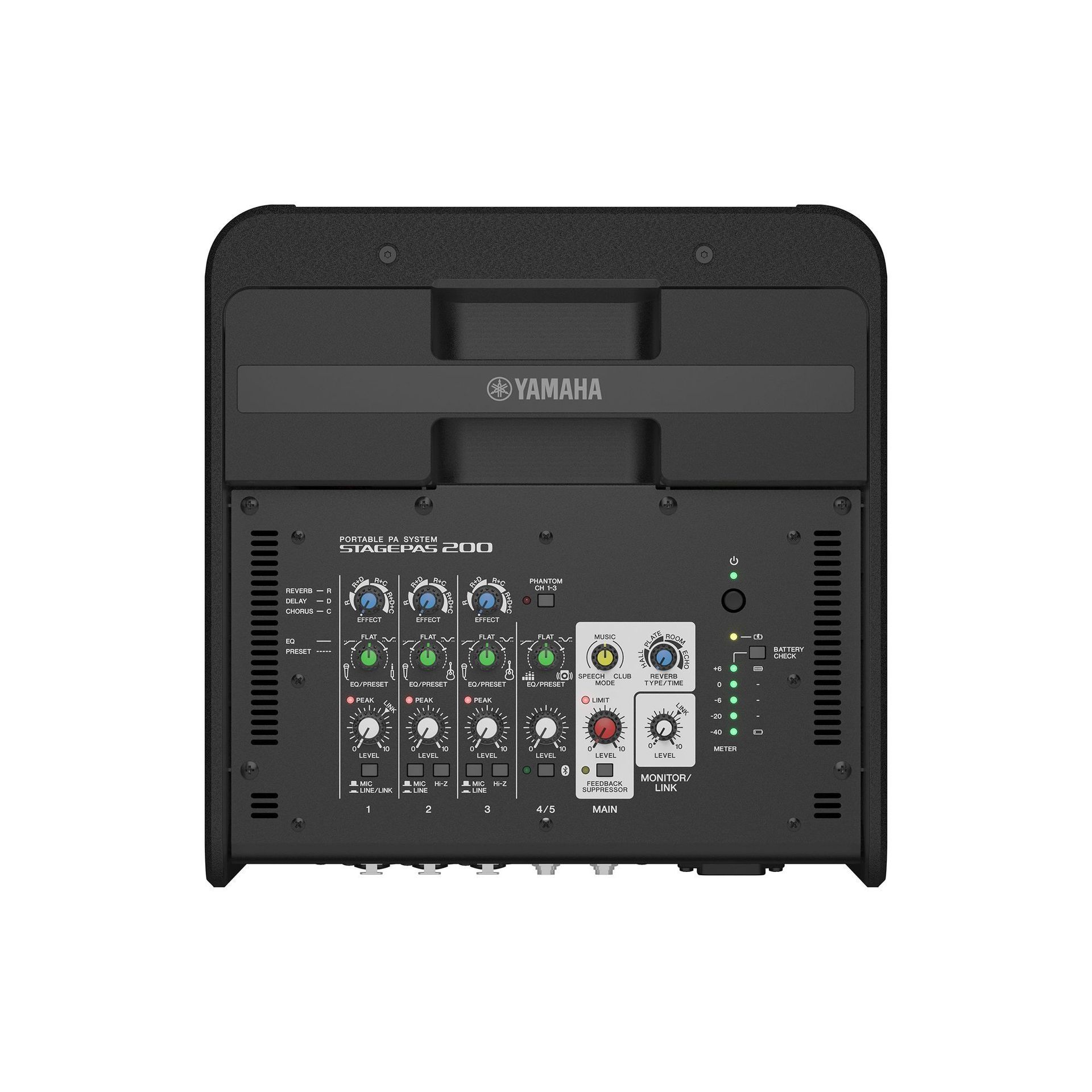 Yamaha Stagepas 200 Aktive Fullrange Lautsprecherbox mit Mixer Batterie optional_00052218_