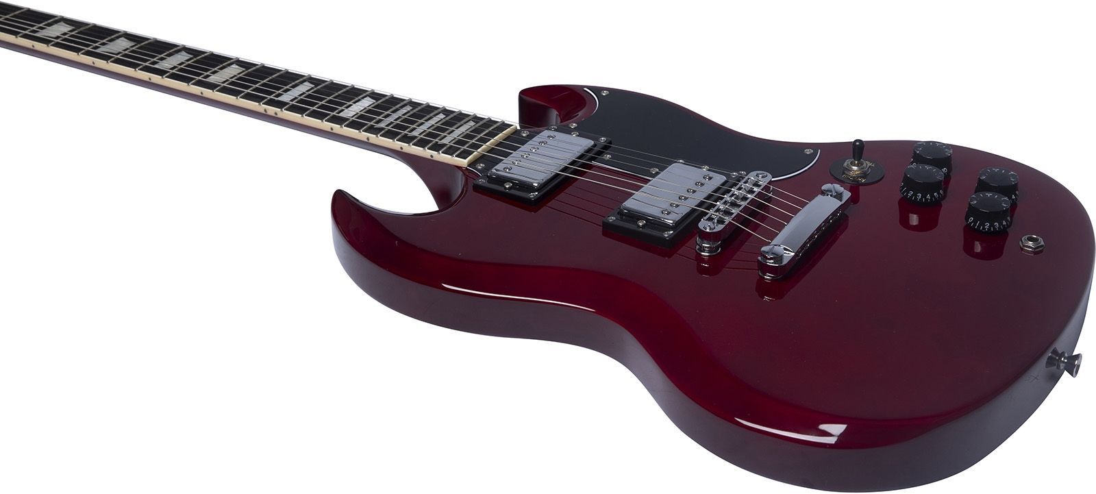 EKO GEE DV300-RED E-Gitarre Double Cut 