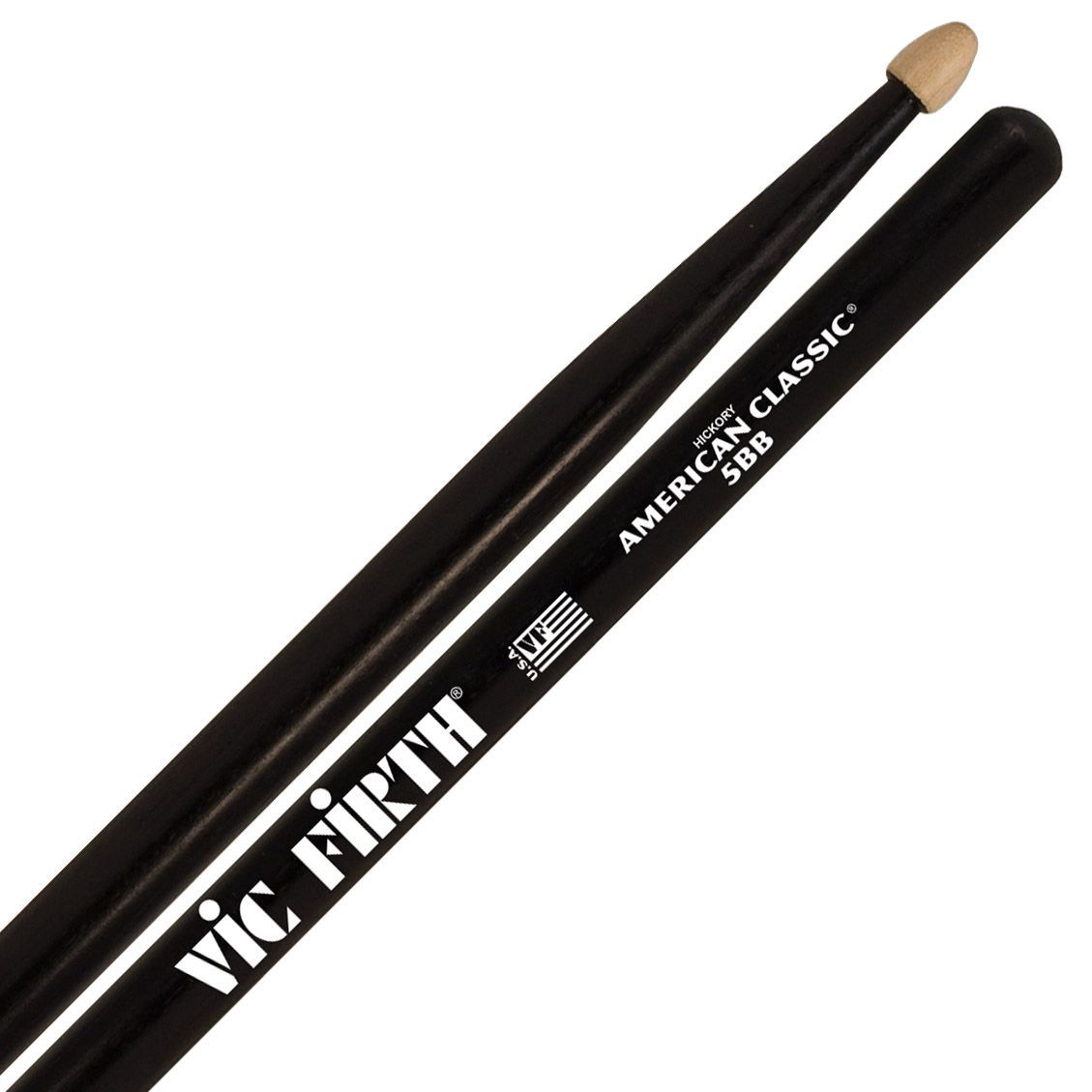 VIC FIRTH 5BB Black Finish Drumsticks