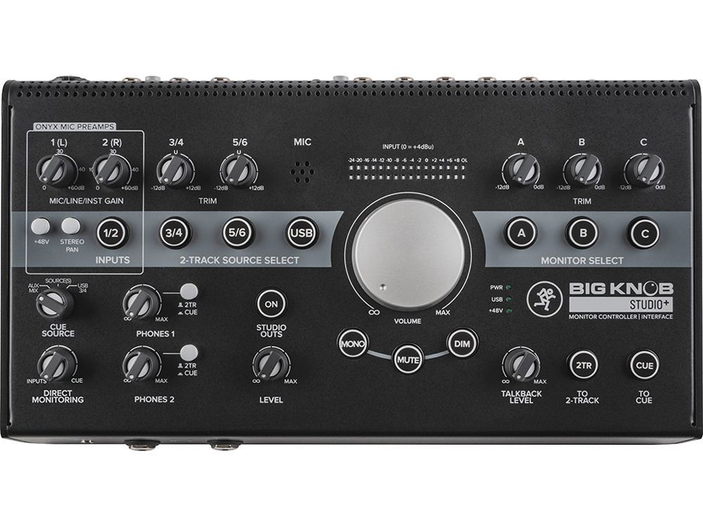 Mackie Big Knob Studio+  Aktiver Monitor Controller und USB Audiointerface