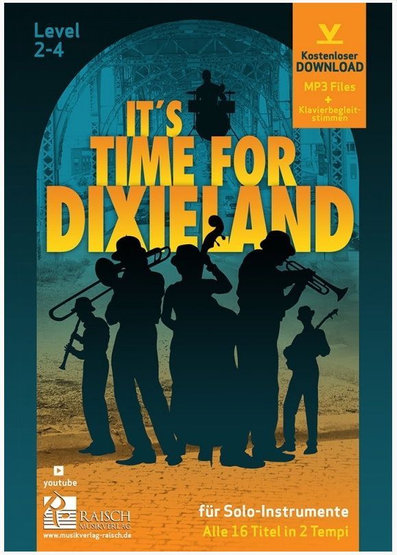 Noten Klarinette It's Time for Dixieland incl. Audio-Downloadcode  MR5008