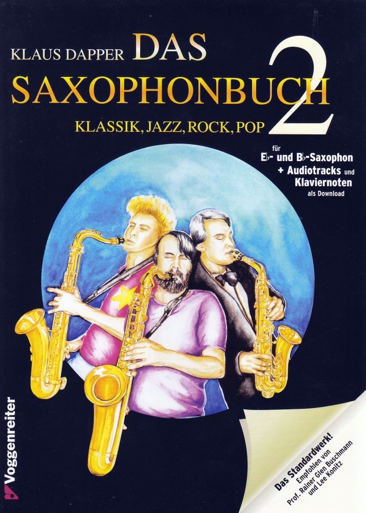 Noten Das Saxophonbuch 2 Eb + Bb - Dapper Voggenreiter