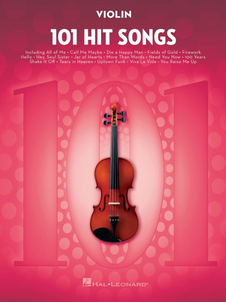 Noten 101 Hit Songs Violine Geige HL0197188 Hal Leonard Popular songs_00049667_
