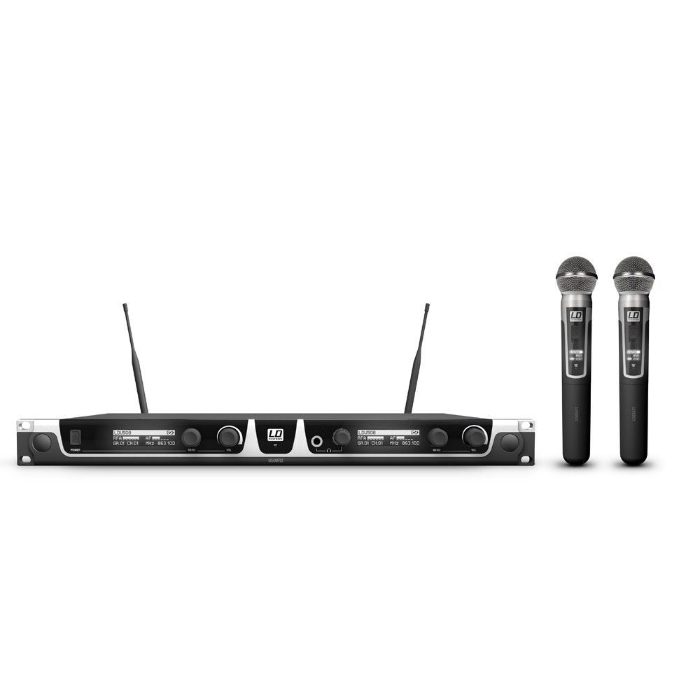 LD Systems U508 HHD 2 Duales UHF Vocal Wireless System