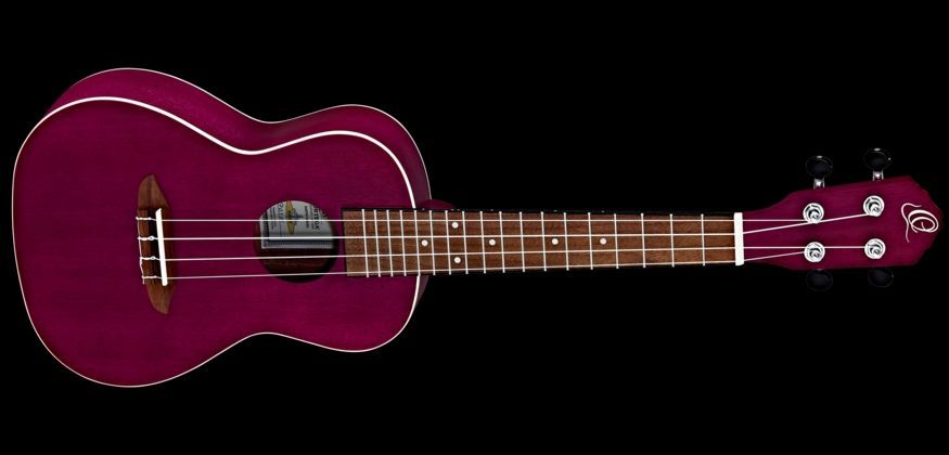 0840553024944 - RURUBY Konzert- Ukulele mit Seethru Lackierung