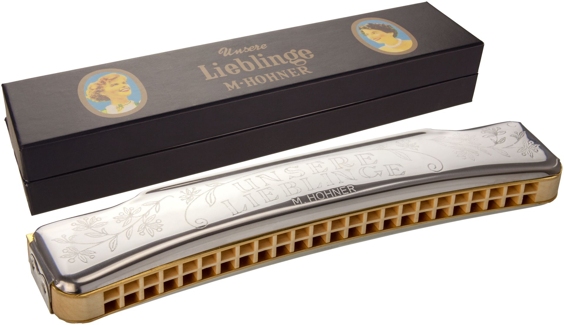 Hohner Unsere Lieblinge C /48 Mundharmonika HOM733201
