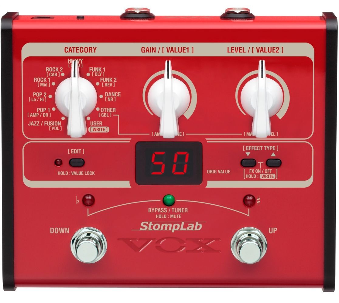 4959112099166 - Vox StompLab IB Multieffektgerät für E-Bass 4959112099166 - Vox StompLab IB Multieffektgerät für E-Bass