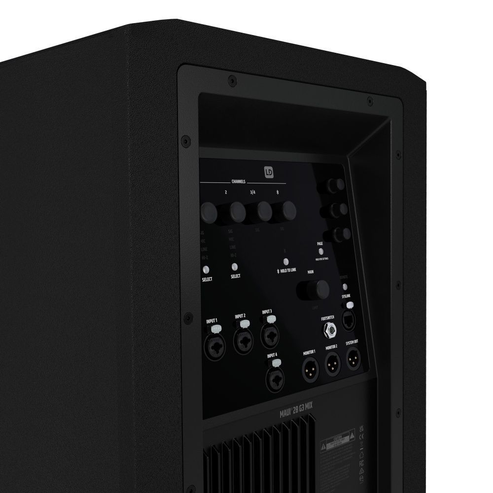 LD Systems Maui 28 G3 MIX Kompaktes Säulensystem mit Digital-Mixer schwarz _00053401_