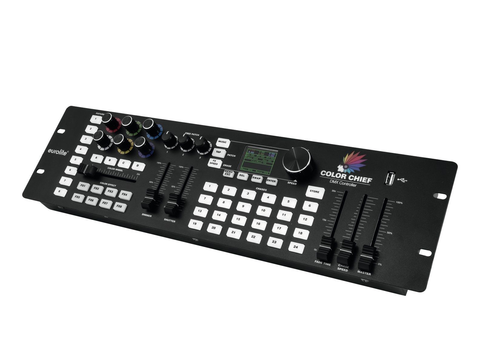 EUROLITE DMX LED Color Chief Controller DMX-Lichtmixer mit innovativer Steuerung_00040156_