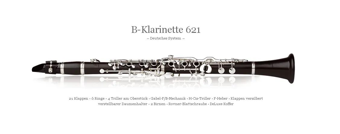 F.A.Uebel 621 B-Klarinette, 21 Klappen, incl. Etui u. Zubehör _00002749_
