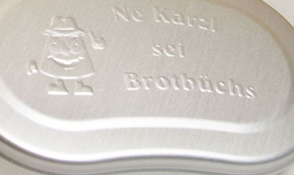 Jürgen Huss Ne Karzl sei Brotbüchse Original aus dem Erzgebirge Arzgebirg