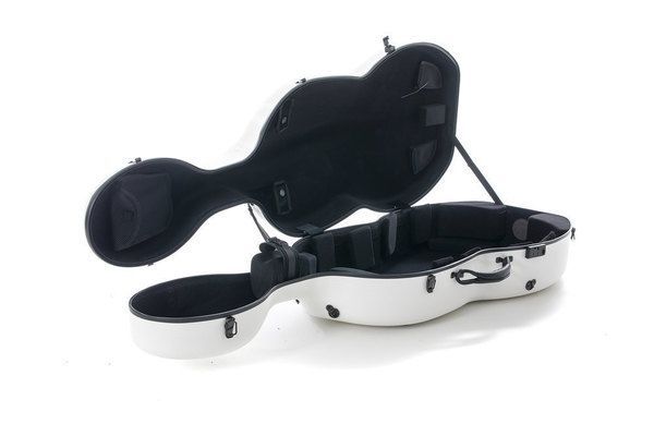 Cello-Etui weiß 4/4 Polycarbonat 4,6 kg - abnehmbare Rucksackriemen Cello Case Cello-Etui weiß 4/4 Polycarbonat 4,6 kg - abnehmbare Rucksackriemen Cello Case