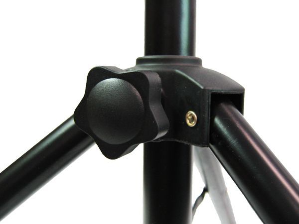 5486_Fuss2 Orchesterpult Notenpult Metall MBL, Vollblech-Notenauflage, 65-125cm Höhe