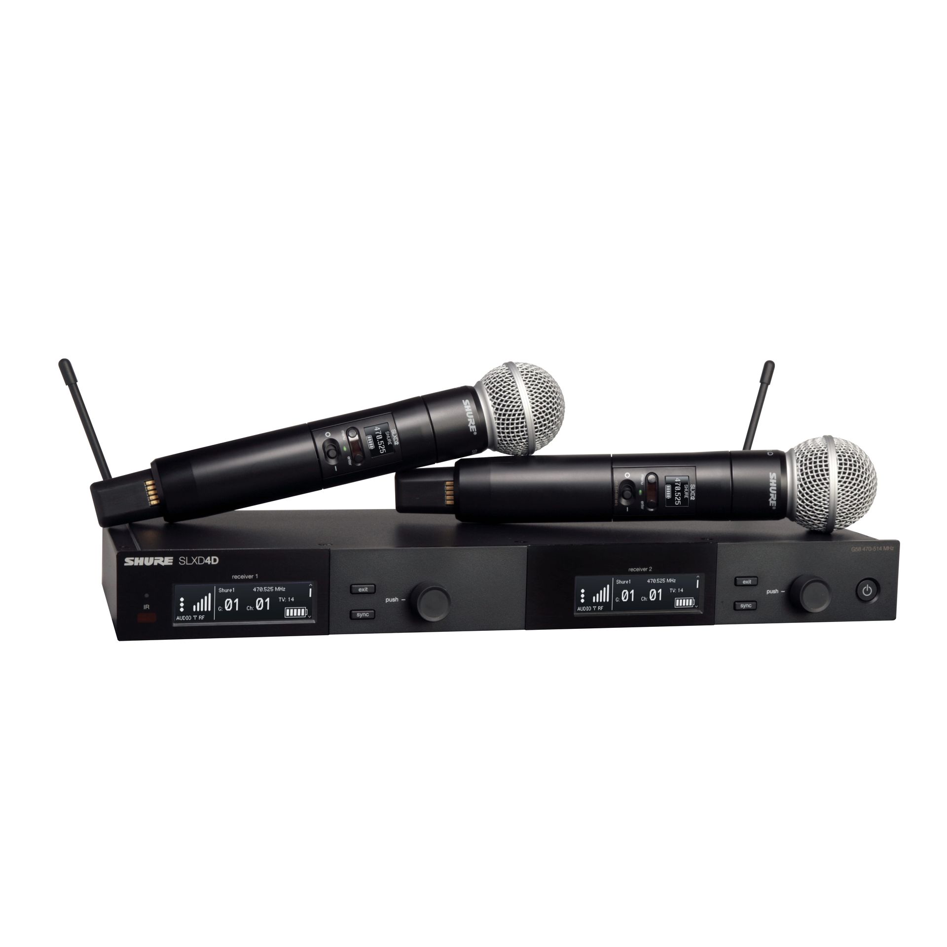 0042406679343 - SLXD24DE SM58 G59 2-Kanal-Funksystem mit zwei Handsender 0042406679343 - SLXD24DE SM58 G59 2-Kanal-Funksystem mit zwei Handsender