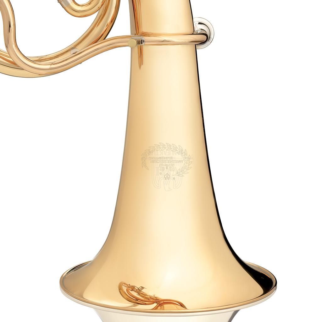 B&S 3033/2-L Bb-Tenorhorn, 4 Ventile, Bohrung 14,00 mm, Goldmessing,Etui_00029040_