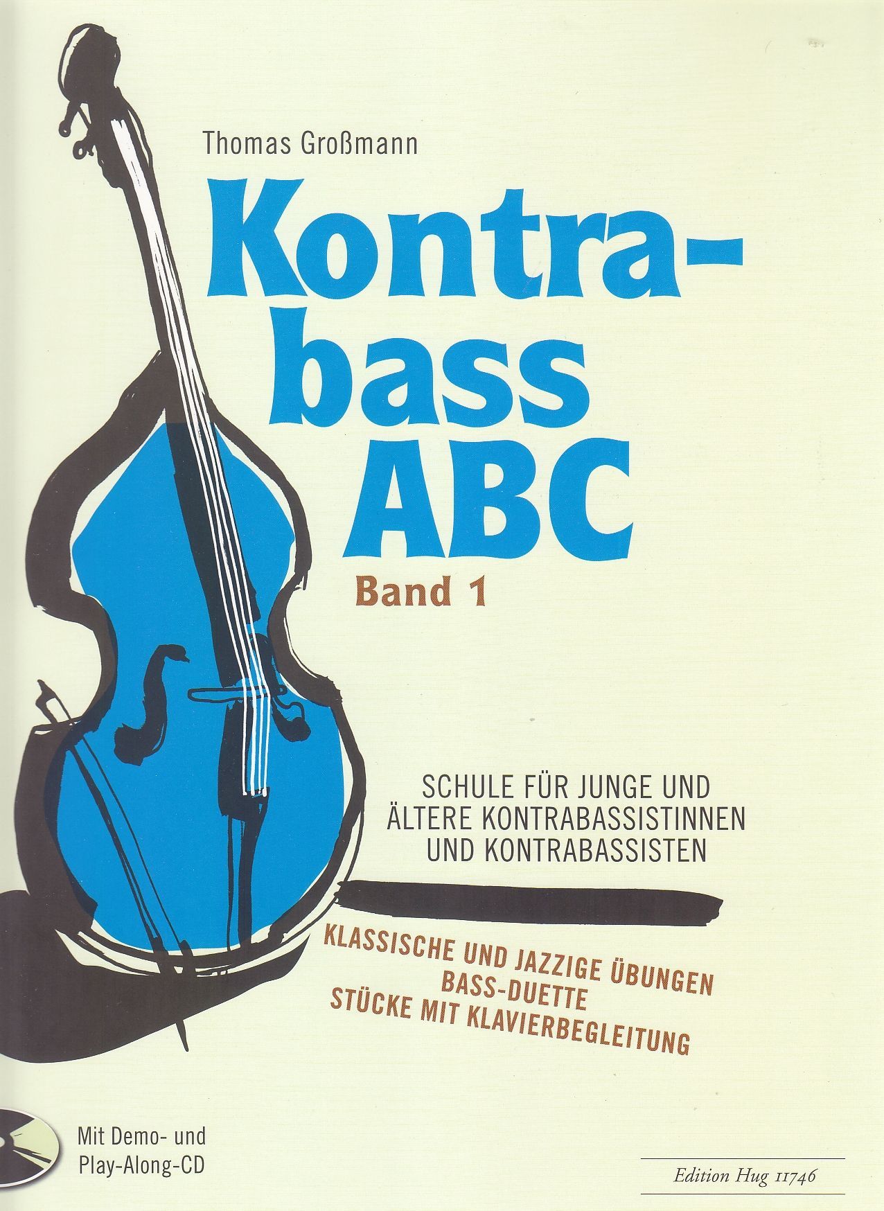 Noten Kontrabass ABC Thomas Großmann Edition incl. DEMO & playalong CD Hug 11746
