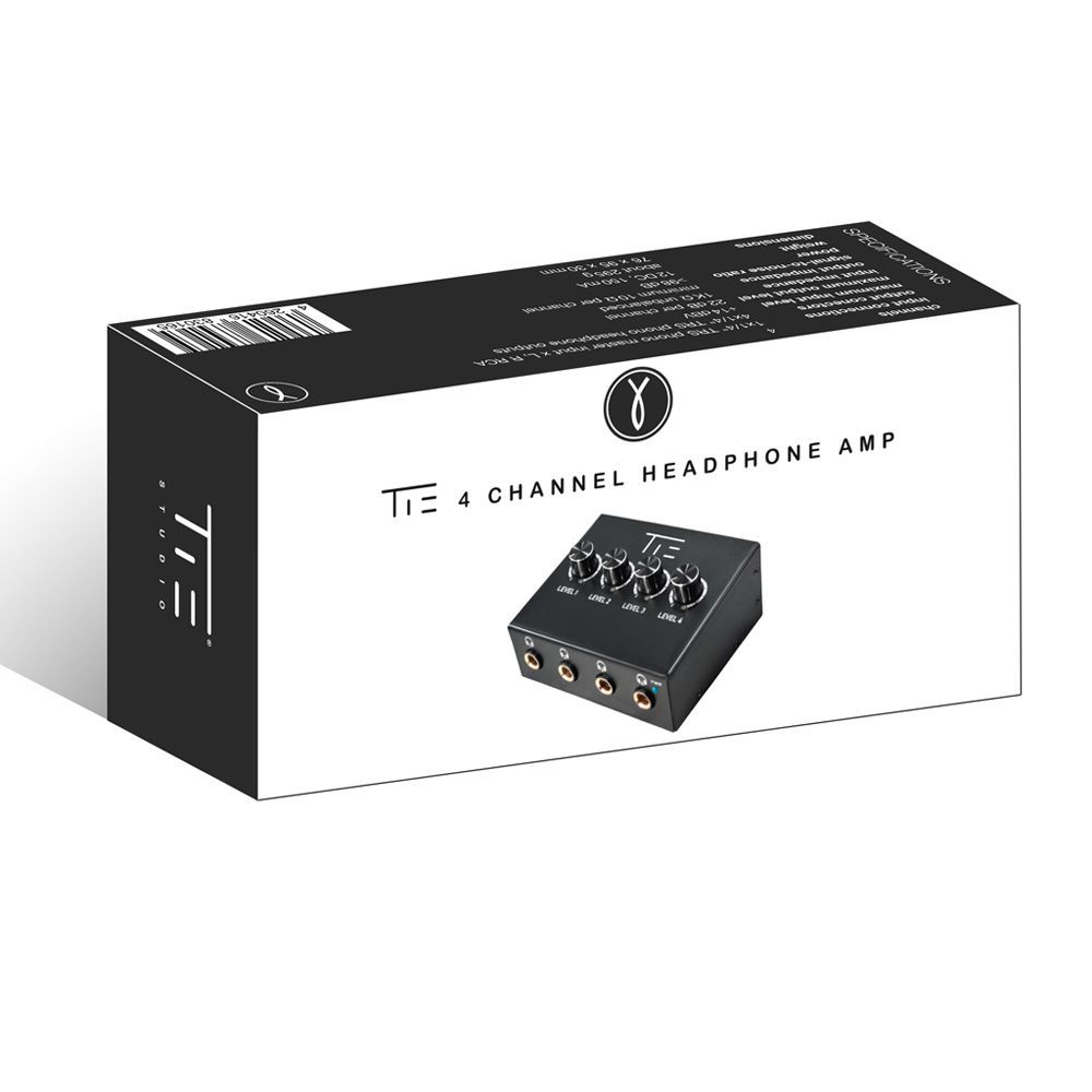 TIE 4-Kanal Stereo-Kopfhörerverstärker Headphone-AMP  