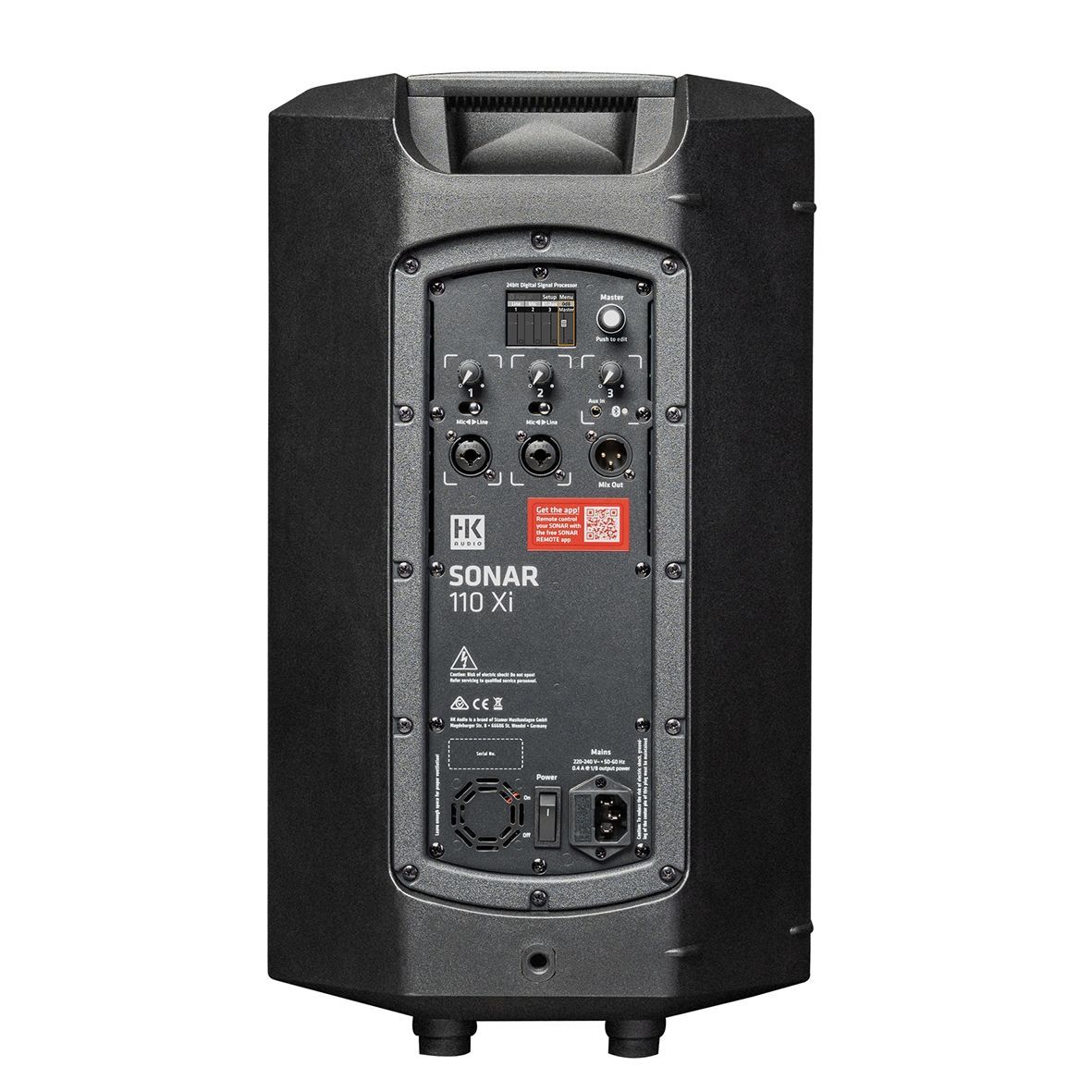 HK Audio Sonar 110 Xi, Aktive PA Box Fullrange Lautsprecherbox mit Bluetooth