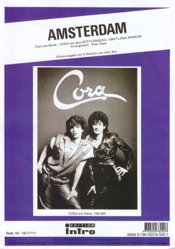 Noten Cora Amsterdam Einzelausgabe Edition Intro 106840 EA_00010174_