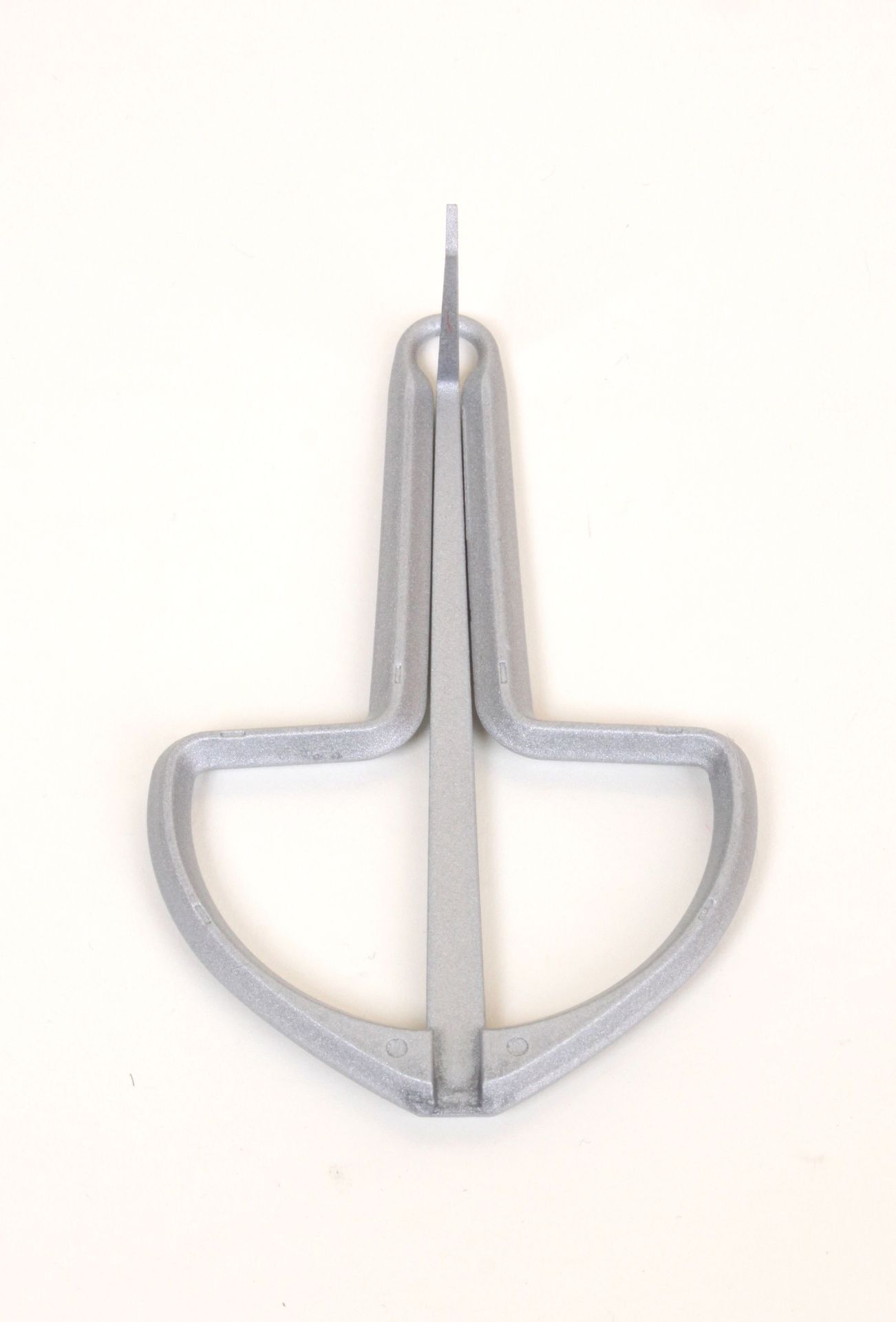 Migma Maultrommel mittel ca. 85 x 55 mm  Metall, grau/ silberfarbig