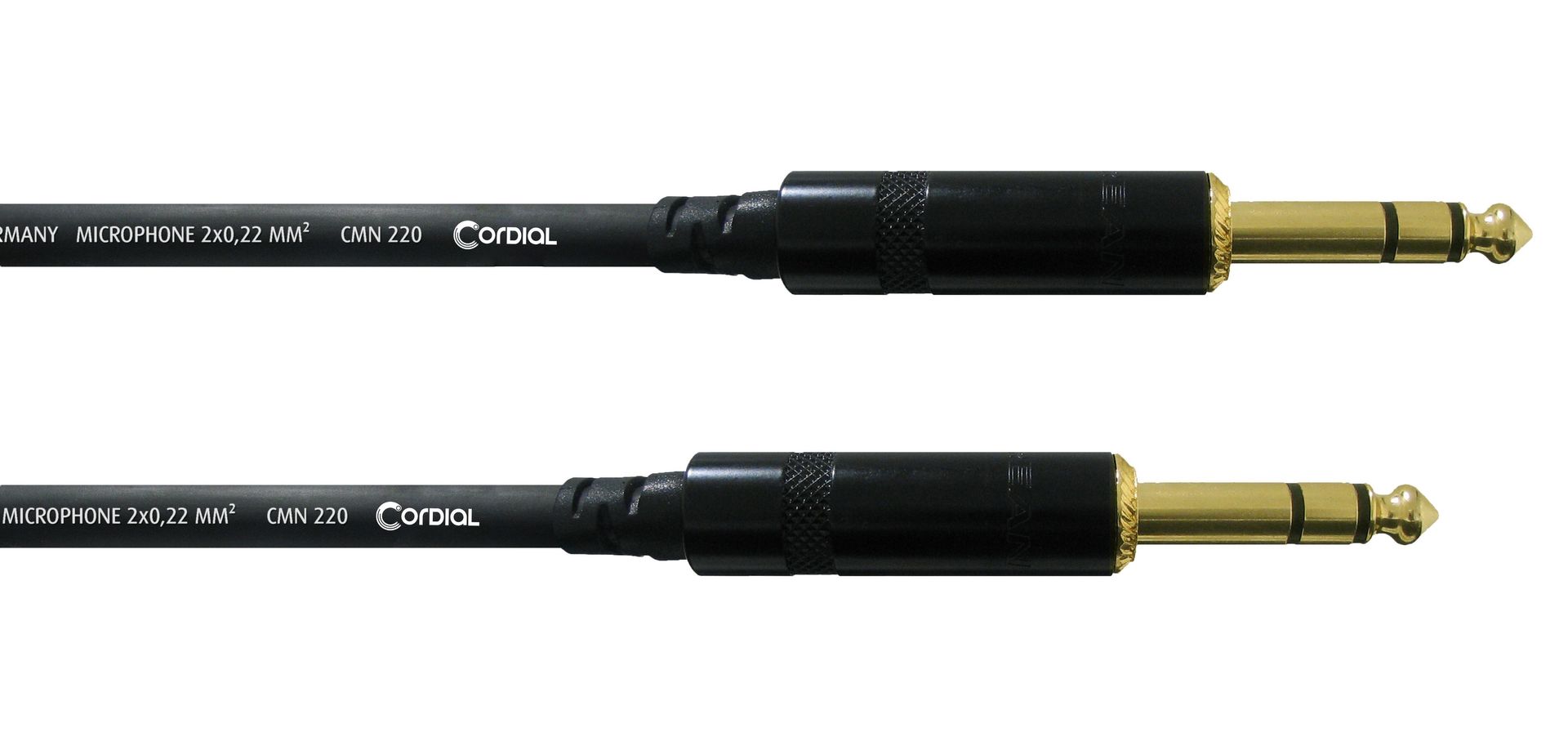 Cordial CFM 1,5 VV Audiokabel 1,5m, 6,3mm Stereo Klinke - 6,3mm Stereo Klinke