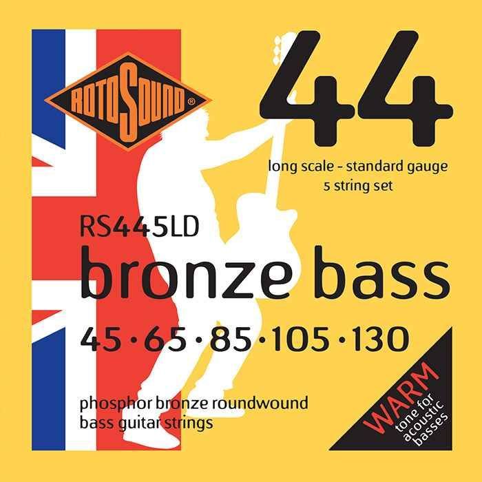 Rotosound RS445LD Bronzebass Saiten für 5-Saiter Akustikbass