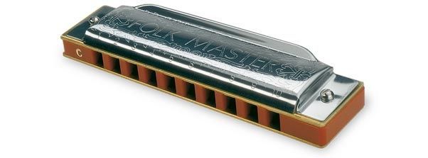 Suzuki 1072 FolkMaster A Blues-Harp , Mundharmonika mit 20 Tönen, 10 Kanäle 