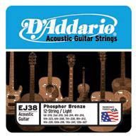 D'Addario EJ38 Akustik Saiten, 12-Strings .010-.047